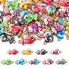 45Pcs 9 Colors Alloy Enamel Connector Charms FIND-CJ0002-85-9