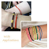 120Pcs 12 Colors Korean Waxed Polyester Cord Bracelet Making AJEW-TA0001-23-17