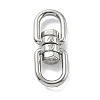 304 Stainless Steel Double Eye Swivel Clasps STAS-B082-06P-1