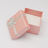 Cardboard Jewelry Set Boxes with Bowknot and Sponge Inside X-CBOX-R005-6-2
