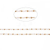 Handmade Brass Beaded Chains CHC-S012-005B-01-4