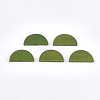 Painted Natural Wood Beads WOOD-T021-05B-06-1