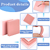 8Pcs 4 Styles Rubber Stamps AJEW-CP0008-33-6
