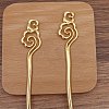 Ancient Style Alloy Hair Stick Finding PW-WGD1451-02-1