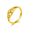 Hollow Out Trinity Knot 304 Stainless Steel Finger Rings FS-WG0AD95-06-1