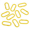 10Pcs Alloy Spring Gate Rings FIND-TA0009-25H-2
