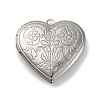 304 Stainless Steel Locket Pendants STAS-S171-13P-02-1