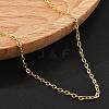 Brass Cable Chains Necklaces for Women NJEW-D302-47G-2