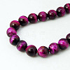 Natural Rose Tiger Eye Beads Strands X-G-G099-6mm-3-1