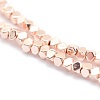 Electroplate Non-magnetic Synthetic Hematite Beads Strands G-L485-10A-LRG-2