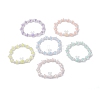 6Pcs 6 Colors Transparent Acrylic Beads Stretch for Women BJEW-JB11736-2