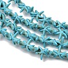 Synthetic Turquoise Dyed Beads Strands GG-CBA2BD3-01B-3