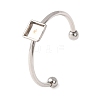 304 Stainless Steel Cuff Rings Components SA-CBA8B85-10A-P-1