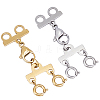 2Pcs 2 Colors Stainless Steel Chain Extender FIND-GO0004-17B-1