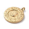 304 Stainless Steel Pendants STAS-F306-09G-2