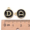 Golden Plated Alloy Charms LS-ENAM-S118-02D-3
