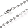304 Stainless Steel Link Chain Necklaces STAS-I156-27A-P-2