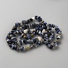 Natural Blue Spot Jasper Beads Strands G-WH0035-25B-2