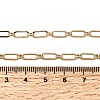 Brass Mixed Link Chain Necklaces NJEW-L013-16G-5