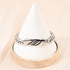 304 Stainless Steel Cuban Link Chain Bracelets for Men Women BJEW-G766-05P-03-2