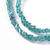 Electroplate Glass Beads Strands EGLA-E057-01A-03-3