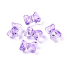 Transparent Spray Painted Glass Beads LS-GLAA-I050-11B-1