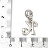 Brass European Dangle Charms KK-Z097-01K-GP-3