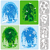 Forest Theme Carbon Steel Cutting Dies Stencils DIY-WH0309-1211-1