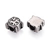 304 Stainless Steel European Style Large Hole Beads STAS-T072-112AS-2