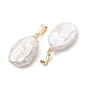 Natural Nucleated Baroque Keshi Pearl Pendants PALLOY-JF05470-01-3