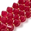 Natural Quartz Dyed Beads Strands G-U023-A02-19-2