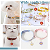 16Pcs 4 Colors Alloy Enamel Keychain KEYC-CA0001-15-5