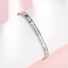 304 Stainless Steel Micro Pave Cubic Zirconia Hinged Bangles for Women BJEW-Z146-04P-4