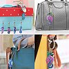 DIY 5D Sea Horse Diamond Painting Keychain Kit DIY-WH0161-59A-7