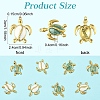 2Pcs 304 Stainless Steel Pendants STAS-YW0003-31-3