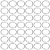 SOFPLATE 500Pcs 304 Stainless Steel Split Rings STAS-SP0001-66D-1