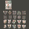 40Pcs 20Pattern PET Scrapbook Stickers DIY-H172-04A-1