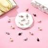 10Pcs 5 Colors Dyed Natural Cultured Freshwater Pearl Pendants PALLOY-YW00041-4