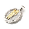 Brass Pendants KK-G529-07C-GP-2