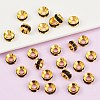Brass Rhinestone Spacer Beads RB-A020-9mm-11G-2