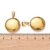 316 Stainless Steel Locket Pendants STAS-K321-11B-G-3