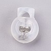 Plastic Iron Spring Cord Locks LS-X-FIND-WH0017-12-1