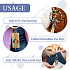 5Pcs 5 Style Gemstone Keychain KEYC-TA0001-18-9
