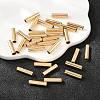 SHEGRACE Brass Tube Beads XGRPCP117-254G-4