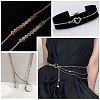 30m 3 Style 304 Stainless Steel Cable & Curb Chains for DIY Chain Necklace Making Kit CHS-BC0001-12-6