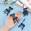 Mini Wood Chairs AJEW-WH0041-76C-7