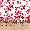 6/0 Spray Paint Glass Seed Beads SEED-H003-11F-4