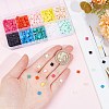 800Pcs 10 Colors Opaque Acrylic Slide Charms OACR-SC0001-36A-3