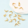 Brass Bead Tips X-KK-T032-153G-5