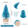 Christmas Tree Plastic Home Ornaments DJEW-WH0015-04-5